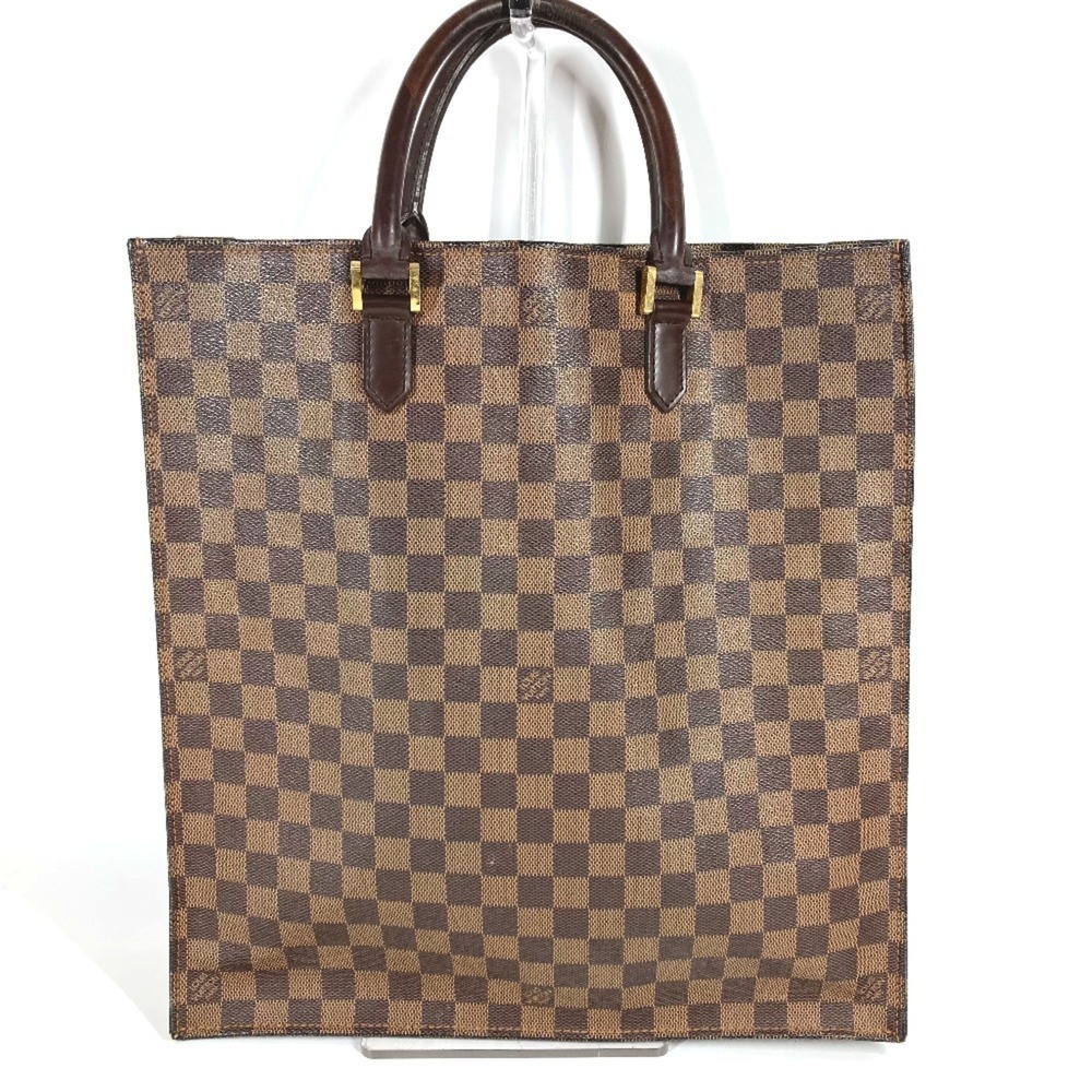 LOUIS VUITTON Authentic Brown Damier Canvas Tote Bag - Picture 2 of 13